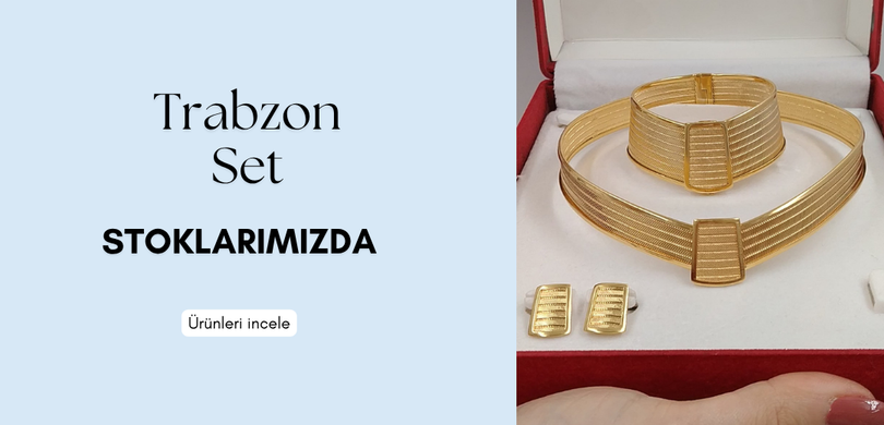 Altın Kaplama Trabzon Set